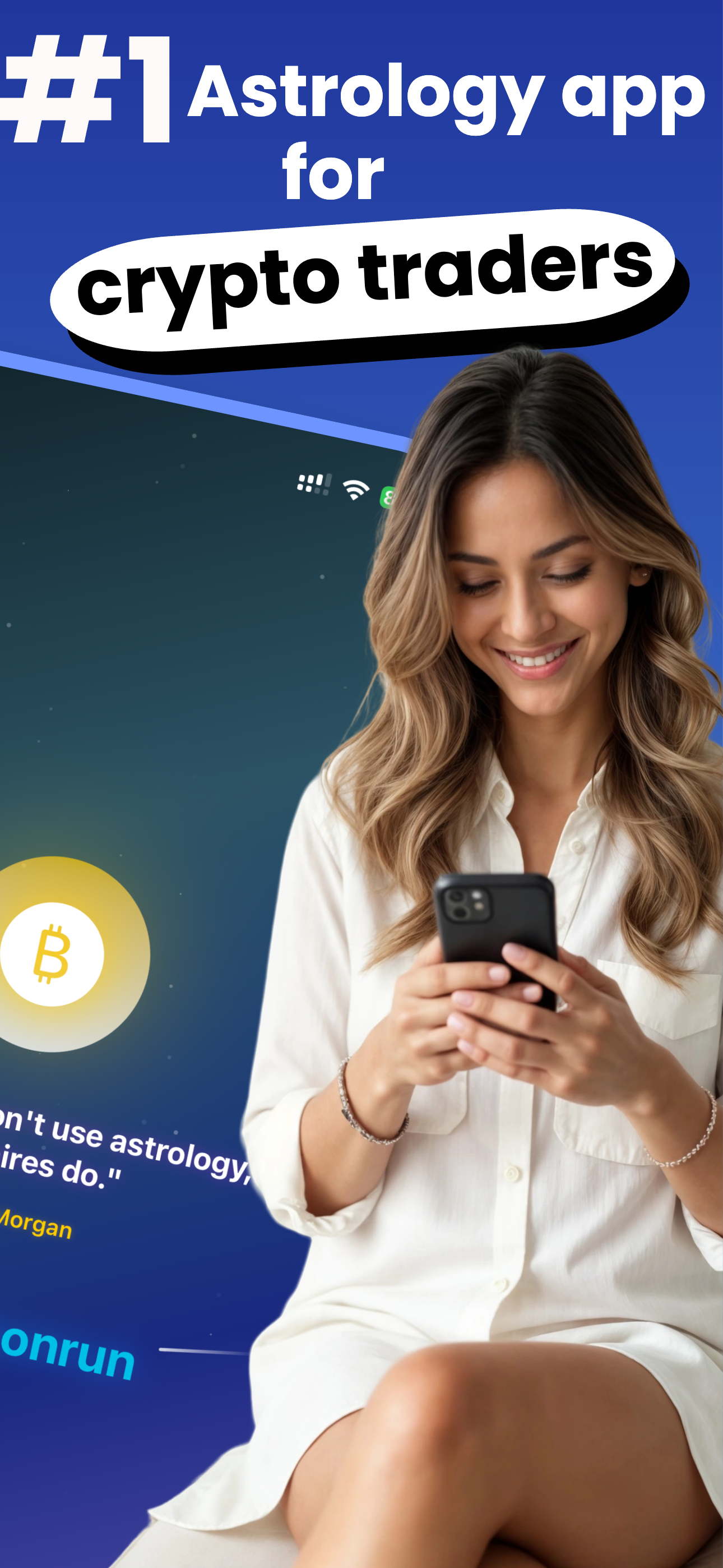 Moonrun iOS app for Bitcoin astrology