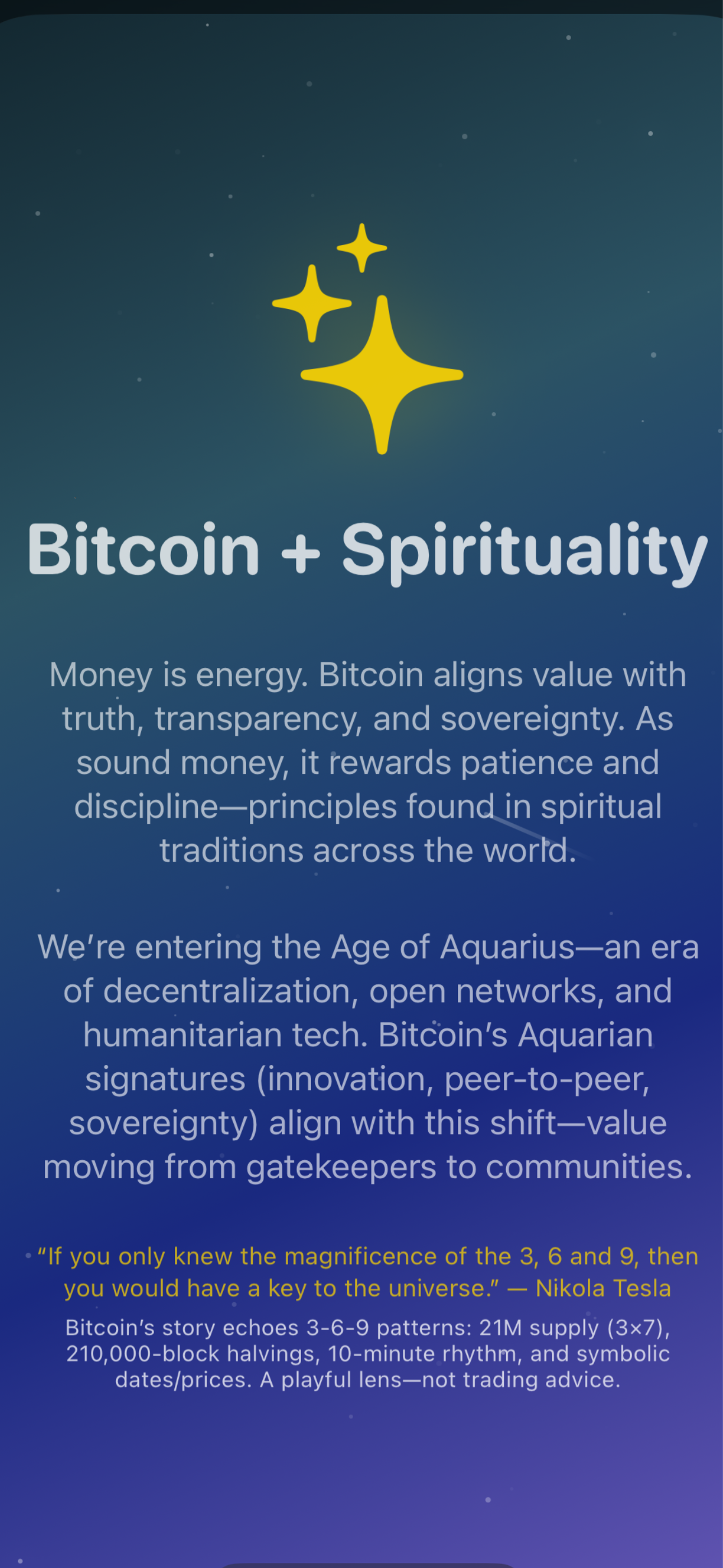 Astrology Markets Bitcoin spirituality view